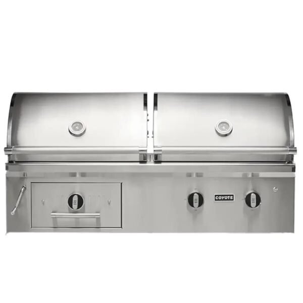 Coyote 50″ Hybrid Built-In Gas and Charcoal Grill